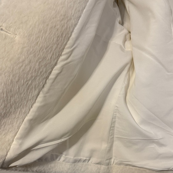 Lulu's Cream Teddy Cropped Button Jacket - Picture 5 of 6